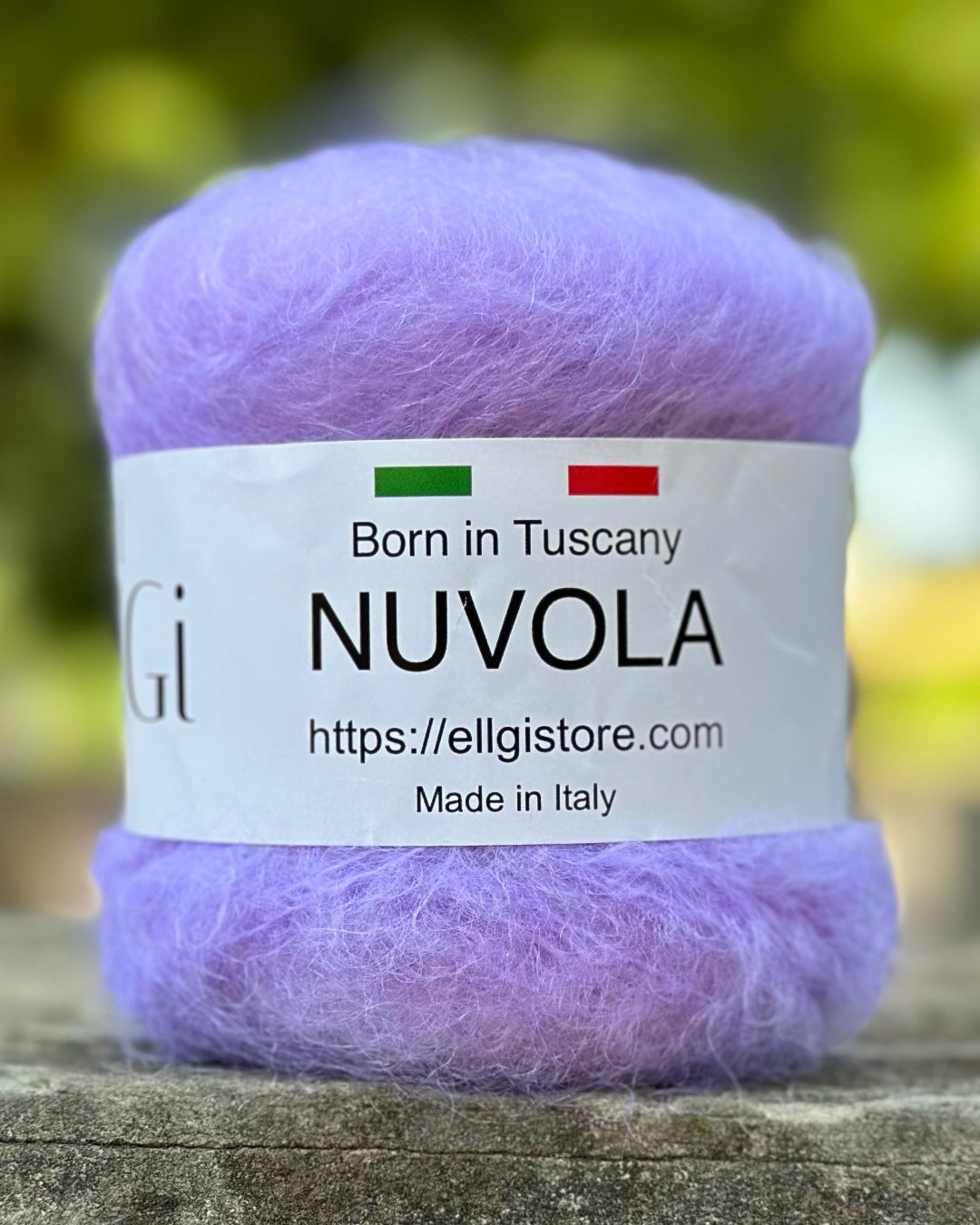 Super kid mohair yarn lilac color for knitting and crochet buy in the online store