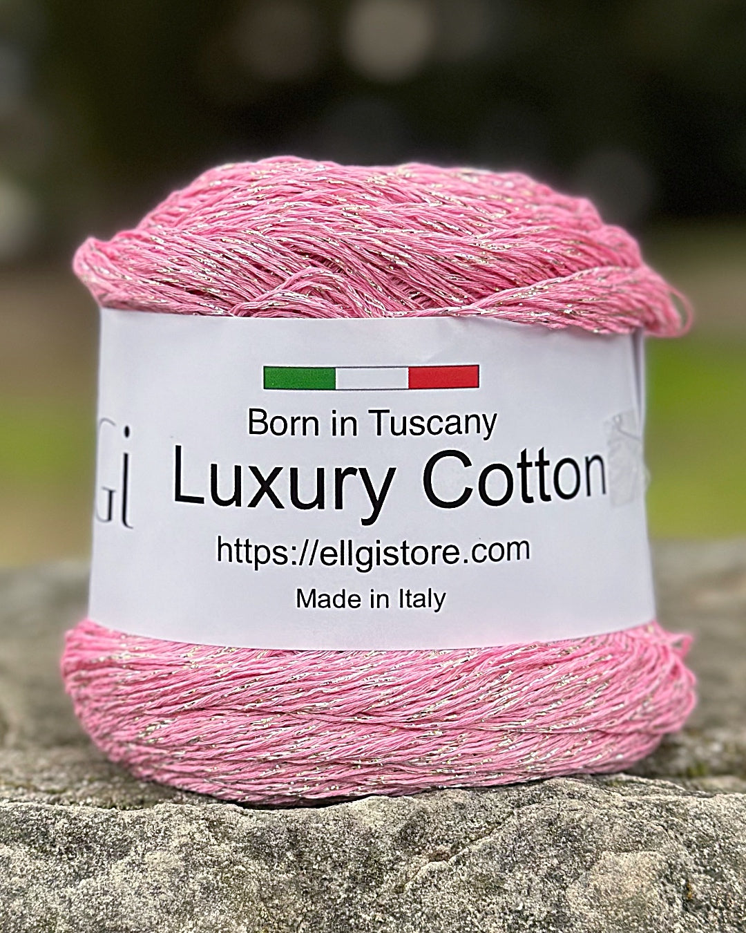 Filato di cotone in gomitolo colore Rosa – ÉllGi