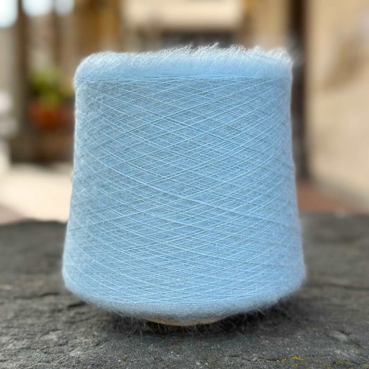 Kid Mohair Silk Yarn light Blue